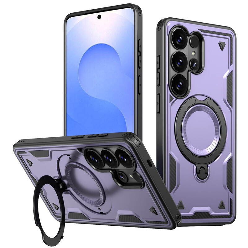 Husa Hybrid Armor » Samsung S26 Ultra (S948), MagRing, MultiAngle, PURPLE