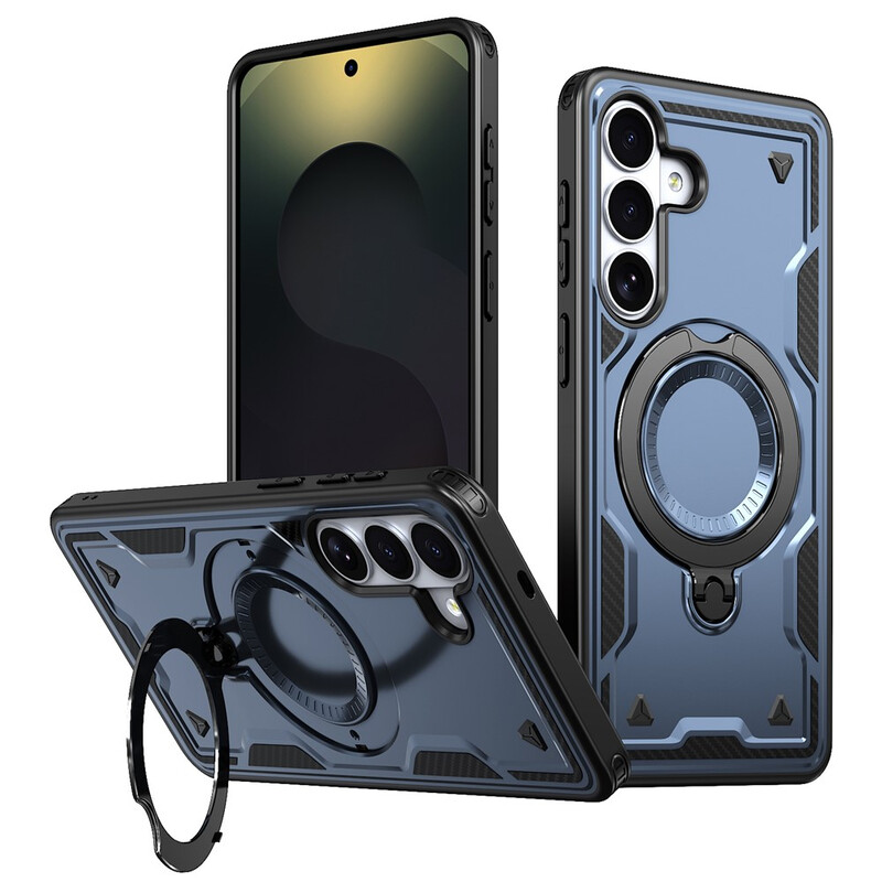 Husa Hybrid Armor » Samsung A37 (A376), MagRing, MultiAngle, BLUE