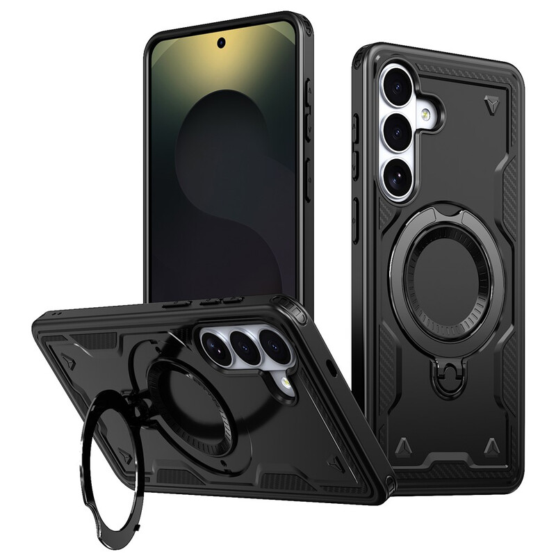 Husa Hybrid Armor » Samsung A17 (A176), MagRing, MultiAngle, BLACK