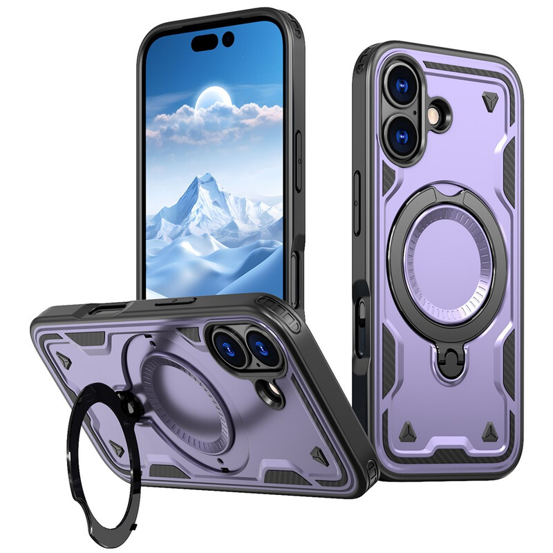 Husa Hybrid Armor » iPhone 17, MagRing, MultiAngle, PURPLE