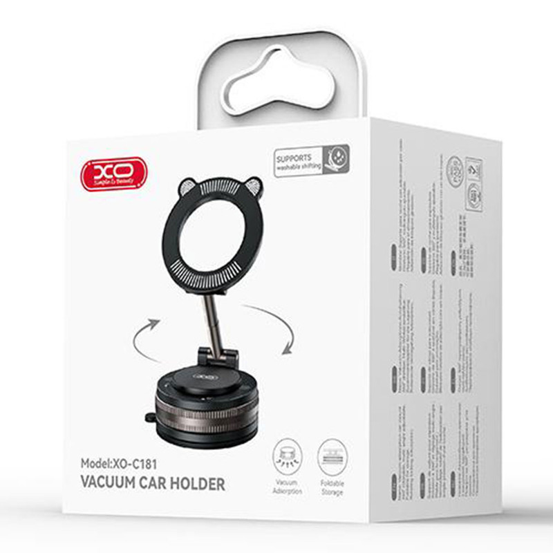 XO (C181) » Suport Auto, DashBoard, Magnetic, Suction, BLACK