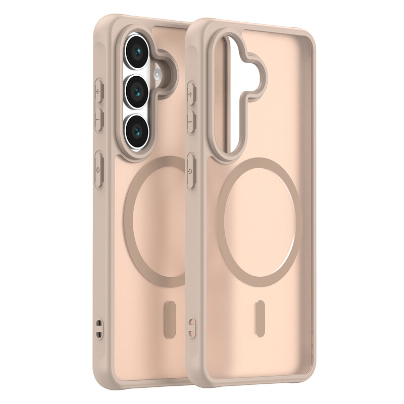 Husa MagFrost Pro » Samsung S26 Plus (S947), Matte MagSafe, Frosted GOLD