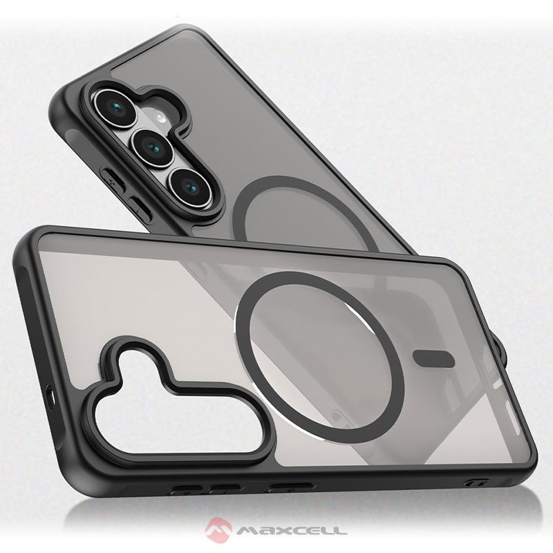 Husa MagFrost Pro » Samsung S26 Plus (S947), Matte MagSafe, Frosted Gray / BLACK