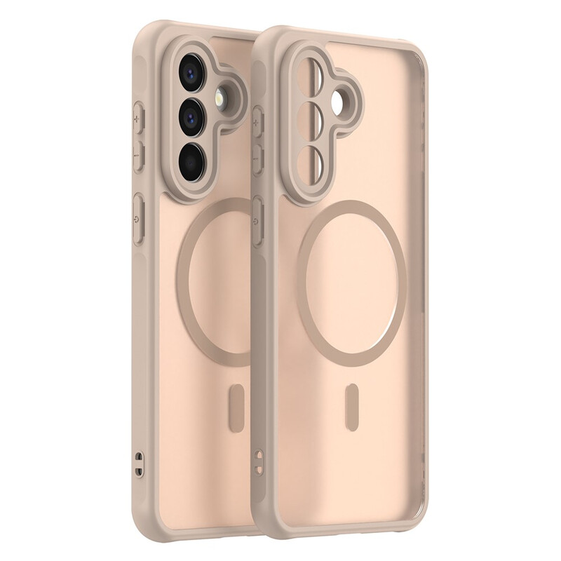 Husa MagFrost Pro » Samsung A17 (A176), Matte MagSafe, Frosted Gray / GOLD