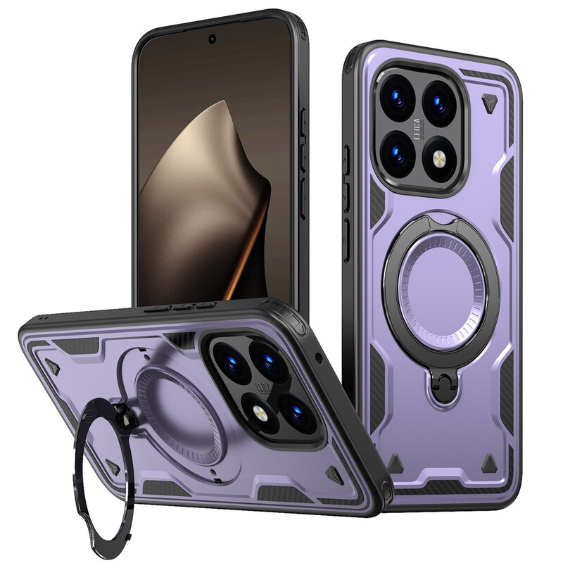 Husa Hybrid Armor » Xiaomi 15T, MagRing, MultiAngle, PURPLE