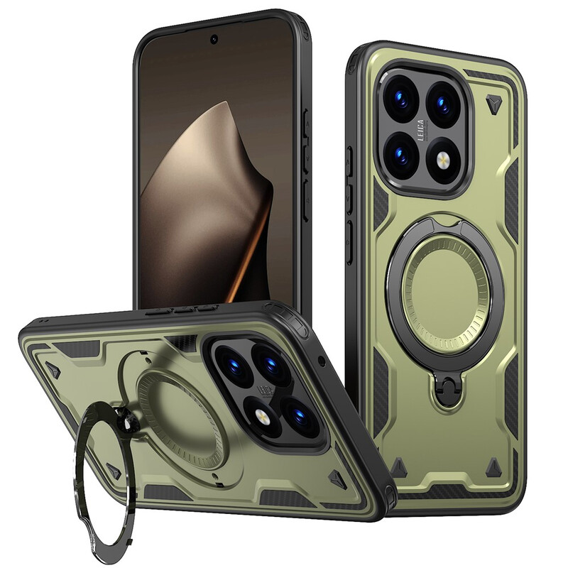 Husa Hybrid Armor » Xiaomi 15T, MagRing, MultiAngle, OLIVE