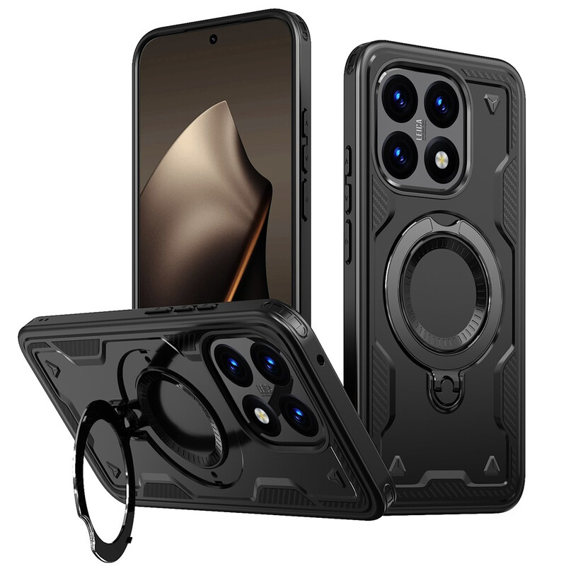 Husa Hybrid Armor » Xiaomi 15T, MagRing, MultiAngle, BLACK