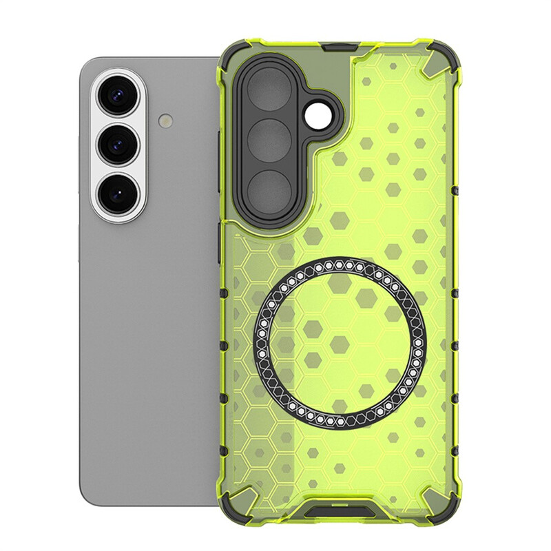 Husa HoneyComb » Samsung S26 (S942), Magnet MagCase, AntiDrop Corners, GREEN