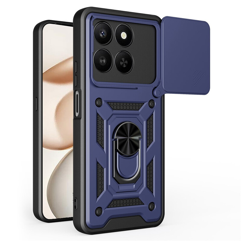 Husa Armor » Honor 400 Smart, CamSlide, Ring Stand, BLUE