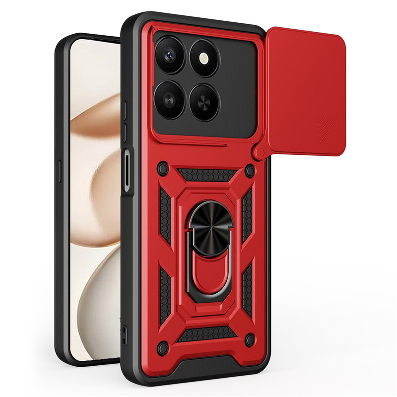 Husa Armor » Honor 400 Smart, CamSlide, Ring Stand, RED