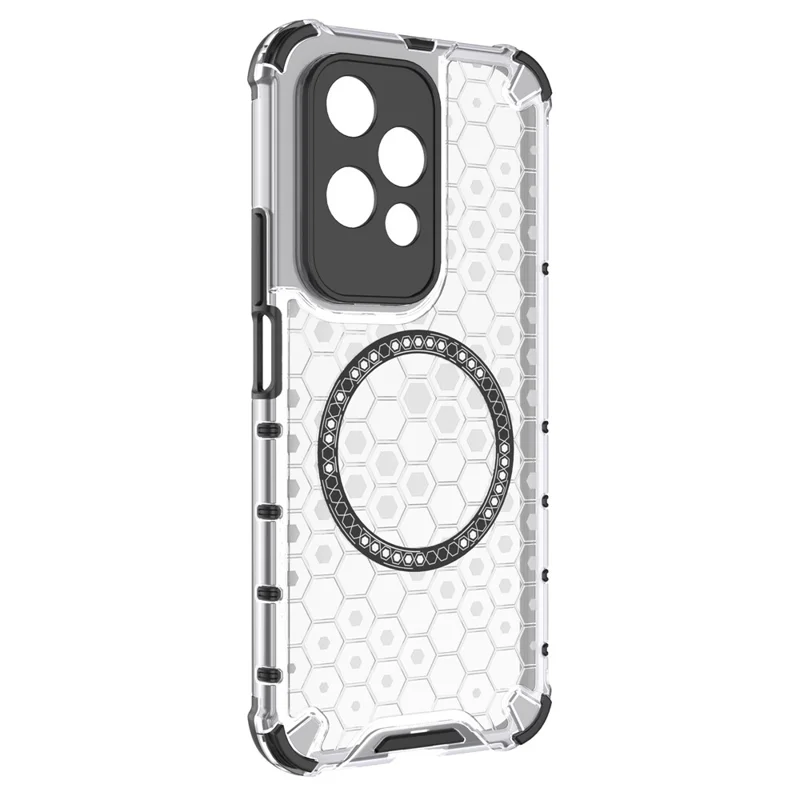 Husa HoneyComb » Honor 200 Lite, Magnet MagCase, AntiDrop Corners, WHITE
