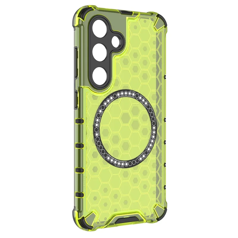 Husa HoneyComb » Samsung S24 (S921), Magnet MagCase, AntiDrop Corners, GREEN