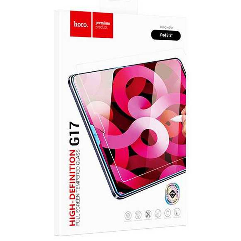 Hoco (G17) - Folie ecran LCD, pentru iPad 8.3", Classic TempeRed Glass | CLEAR