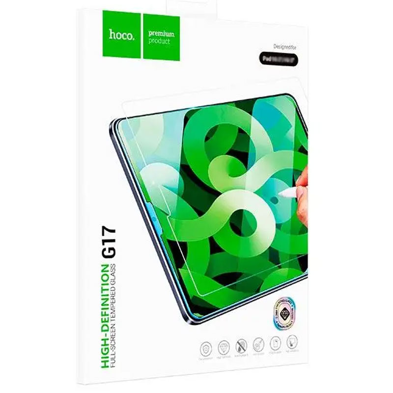 Hoco (G17) - Folie ecran LCD, pentru iPad 9.7", Classic TempeRed Glass | CLEAR