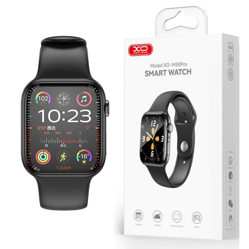 XO (M50) » Ceas Sport, 200mAh, memorie 64Mb, MultiFunction App, WaterProof, BLACK