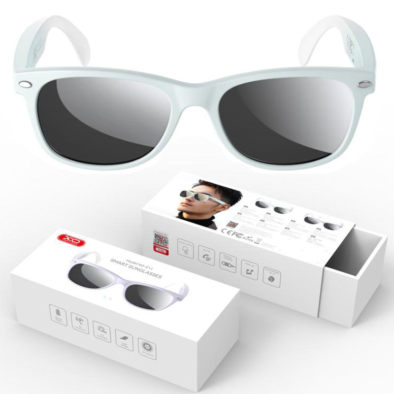 XO (E11) » Ochelari Smart, BT5.3, Audio Eyewear, UV Protect, 100h Stand-By, BLUE