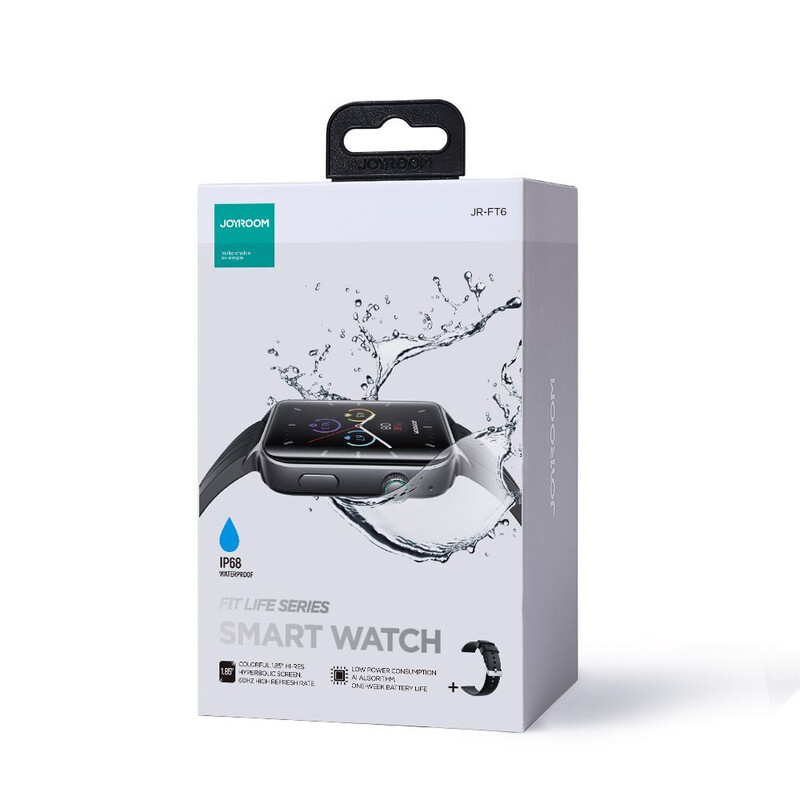 Joyroom (JR-FT6) - SmartWatch, 1.85 TFT, Realtek 7012/F6, Dual BT, Black