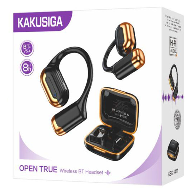 (KSC-1481) » Casti Wireless, OverEar, BT 5.4, 40/500mAh, 8h, BLACK