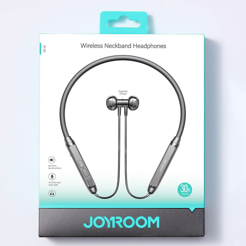 Joyroom (JR-D8) » Casti Wireless, In Ear, BT 5.4, Neck-Mount, BLACK