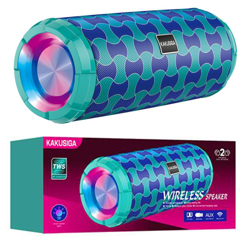 Kaku (KSC-609) » Boxa Portabila, Wireless, BT 5.0, TWS, 5W, 4H, 1800mAh, USB, AUX, TF Card, FM, Dark GREEN