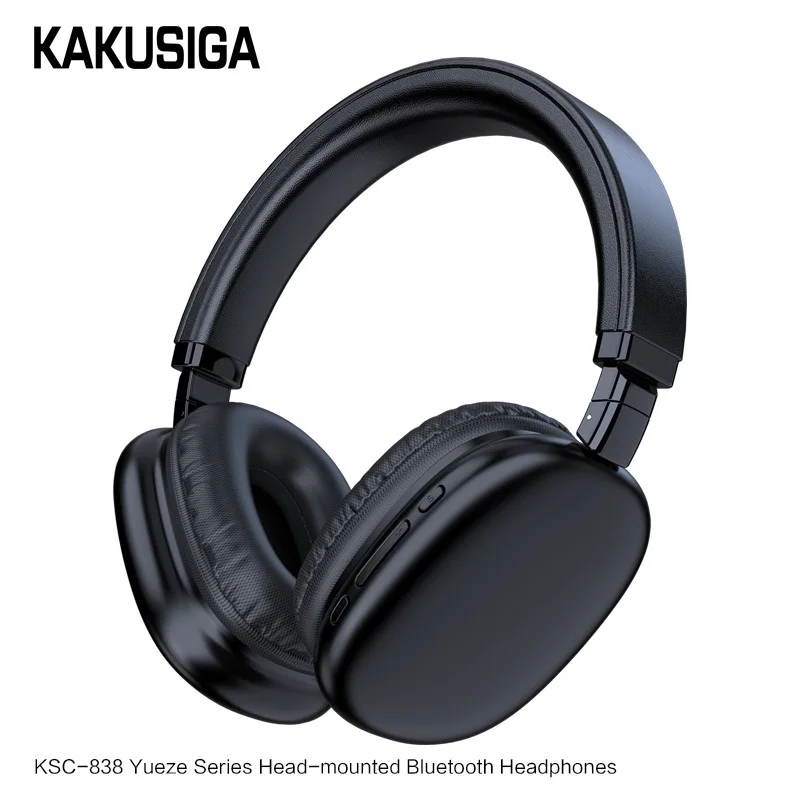 Kaku (KSC-838) Casti Wireless, On Ear, BT 5.0, 180h StandBy, 200mAh, TF Card, Black