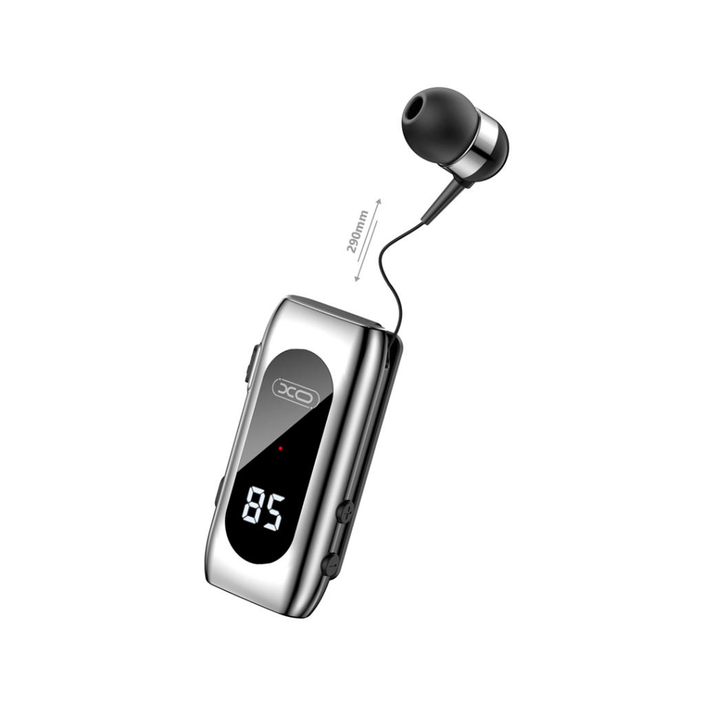 XO (BE37) Casti Wireless, In Ear, BT 5.2, 140mAh, Afisaj digital, Black