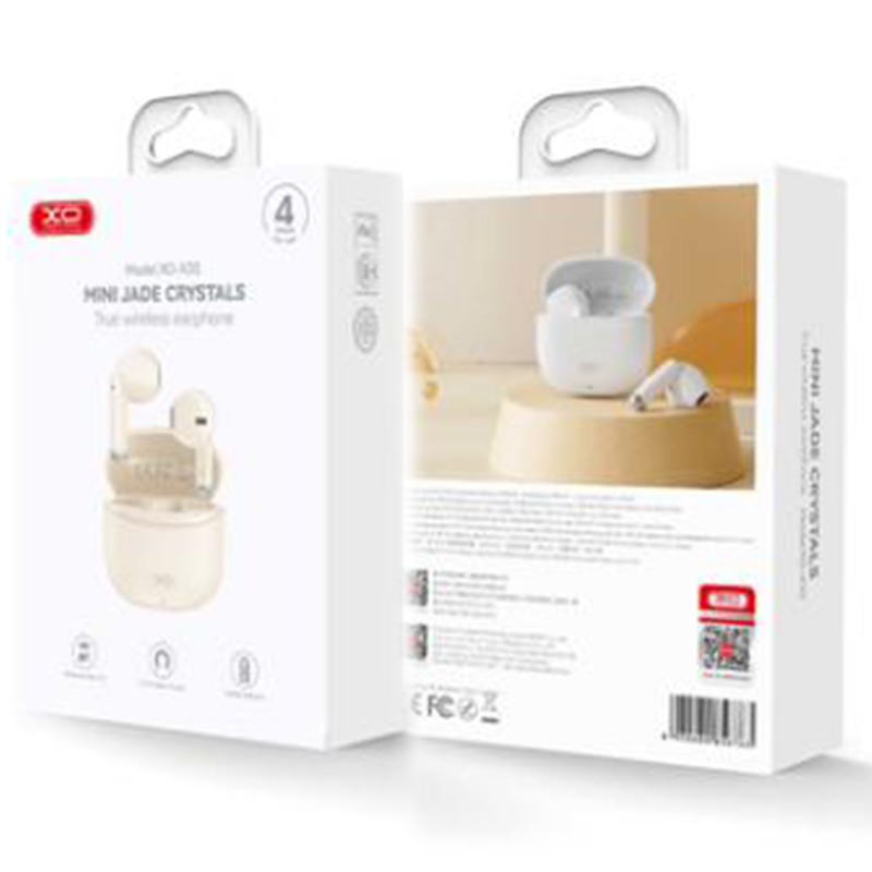 XO (X33) Casti Wireless, Ear Buds, BT 5.3, 250mAh, BEIGE