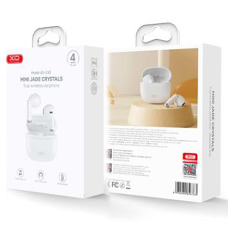 XO (X33) Casti Wireless, Ear Buds, BT 5.3, 250mAh, WHITE
