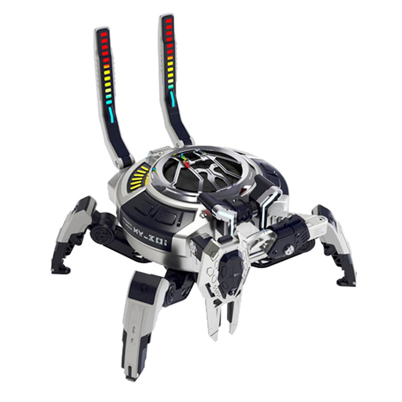 XO (F52) » Boxa Portabila, Wireless BT 5.0, 10W, Surround, 2500mAh, Crab Shape, Gray