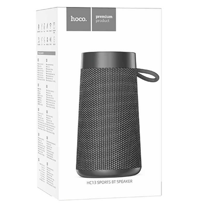 Hoco (HC13) » Boxa portabila, TWS, BT 5.0 Wireless, 5W, Sports, Gray