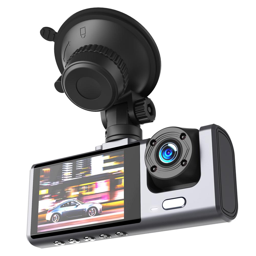 XO (XJ03) - Camera video Auto, Dual, Fata+Spate, HD 1080, Black