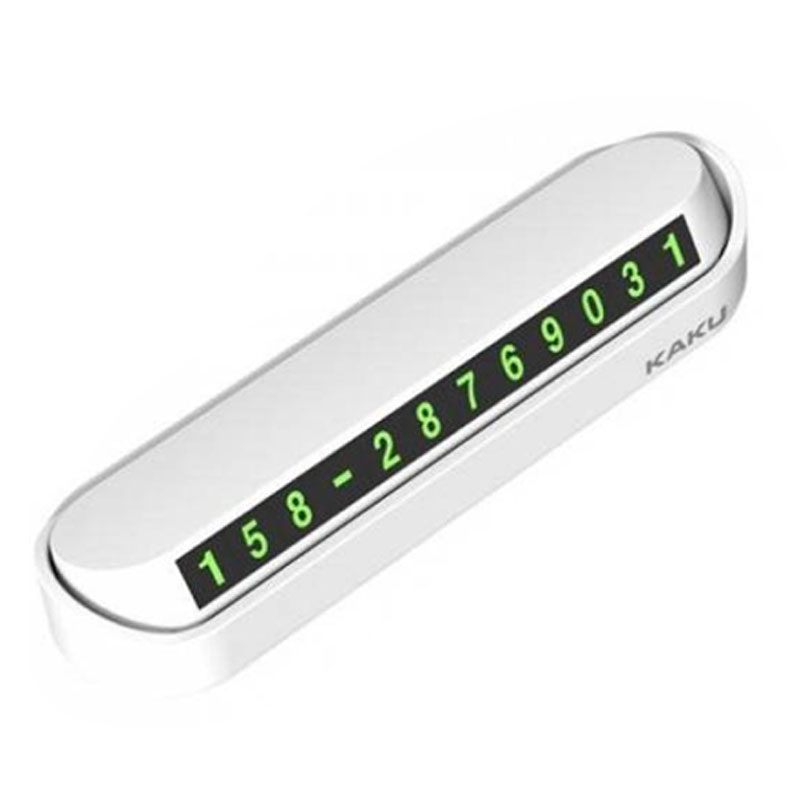 Kaku (KSC-264) - Numar parcare Temporar, montaj Bord, White