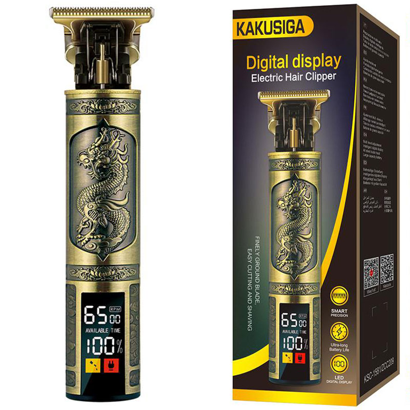 Kaku (KSC-1581) » Masina de tuns/ras, portabila, 1200mAh, 7200rpm, Power LED, BRONZE