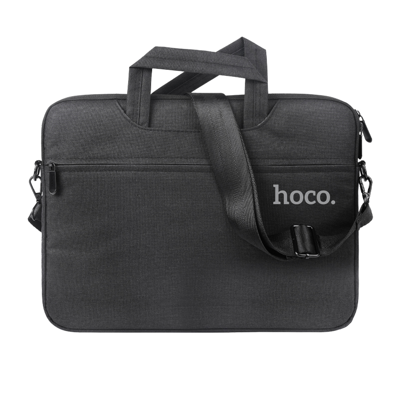 Hoco (GT1) - Geanta pentru laptop 14", din material textil, cu microfibra, Simple Series, Black