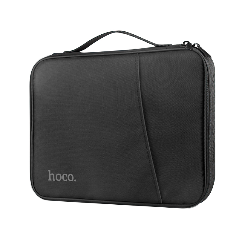 Hoco (GT2) - Geanta pentru laptop 10.9", din material textil, cu microfibra, Simple Series, Black