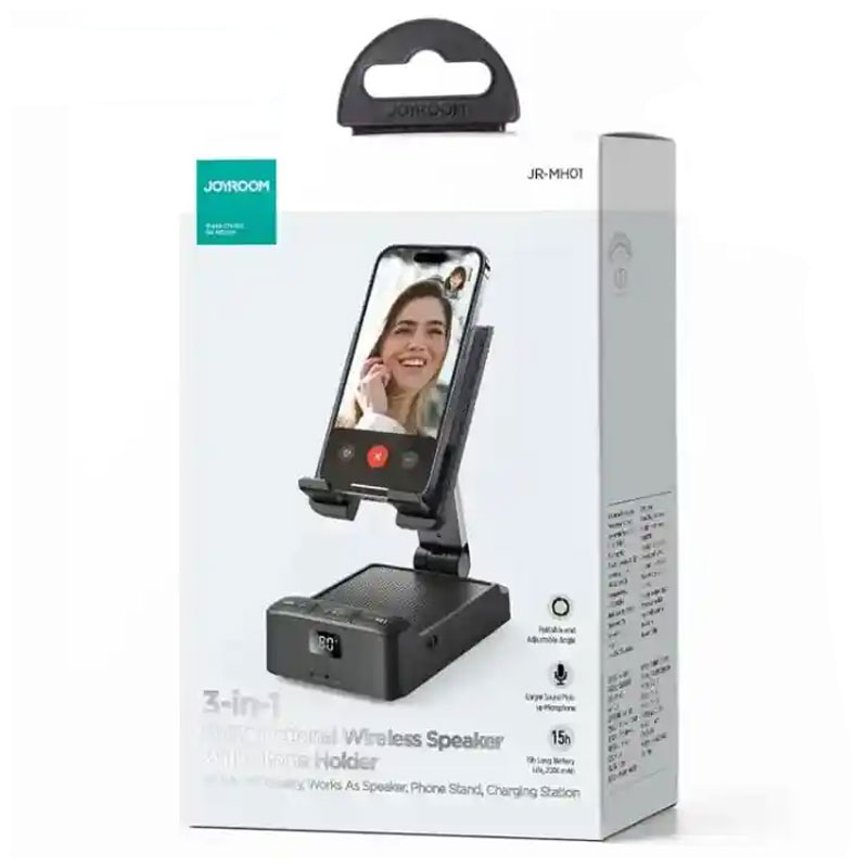 Joyroom (JR-MH01) - Statie MultiFunction 3 in 1, Incarcare, Boxa portabila si suport Stand, Birou Black
