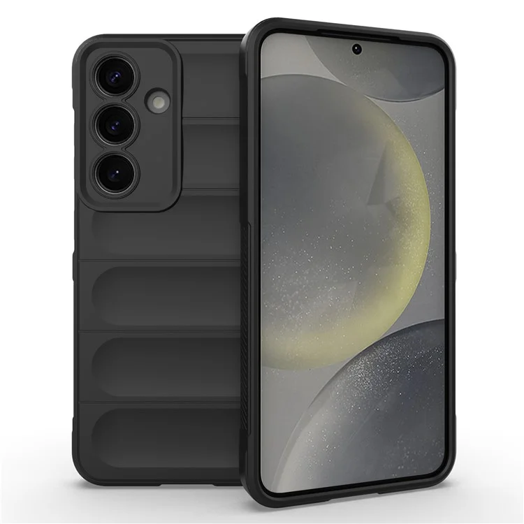 Husa Wave » Motorola Edge 60 Pro, Microfiber, Grip Anti-Shock, TPU, Night BLACK