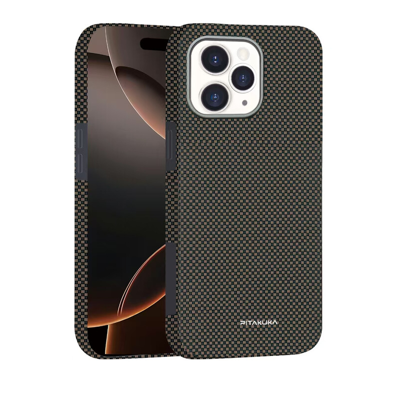 Husa Aramid PTK » iPhone 16, Kevlar Fiber, cu MagSafe, Woven WOVEN