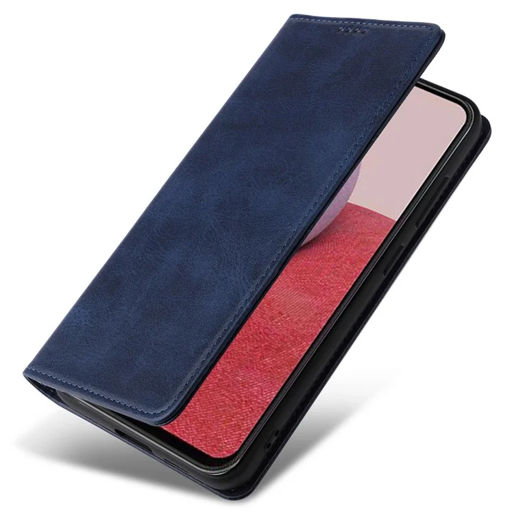 Husa Flip Leather » Honor 200 Lite, Deluxe, Magnetic Wallet, Blue