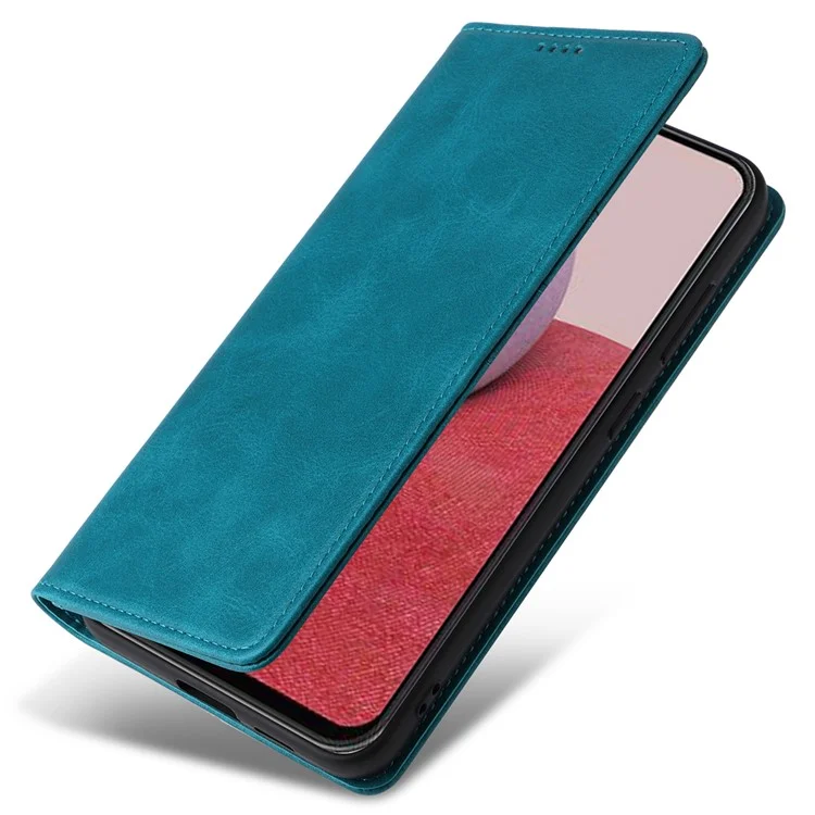 Husa Flip Leather » Samsung S23 (S911), Deluxe, Magnetic Wallet, Green