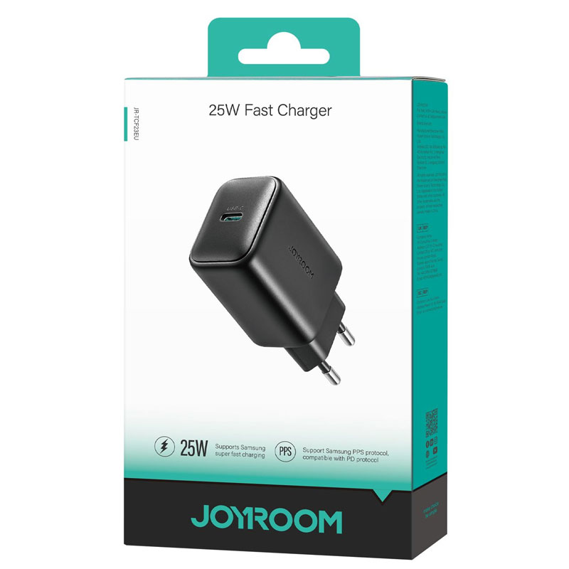 Joyroom (TCF23) » Incarcator Retea, PD25W, 1xUSB-C, FastCharge, BLACK