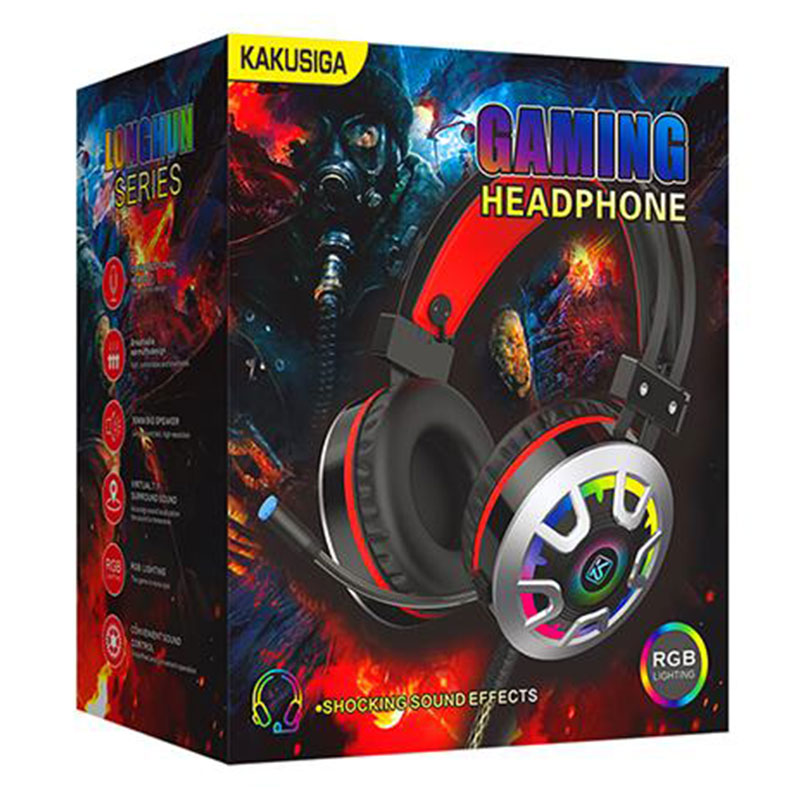 Kaku (KSC-453) Casti cu Fir, In Ear, 3.5mm, 1.2m cablu, RGB Light, BLACK