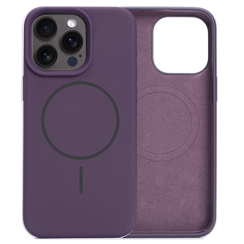 Husa MagThin » iPhone 16 Pro Max, Smooth Soft, MagSafe, Deep PURPLE