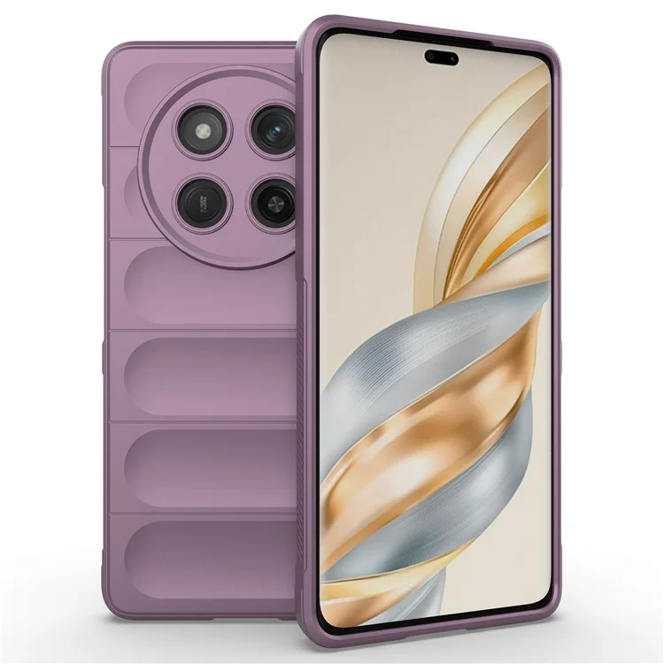 Husa Wave » Honor Magic7 Lite, Microfiber, Grip Anti-Shock, TPU, Light PURPLE
