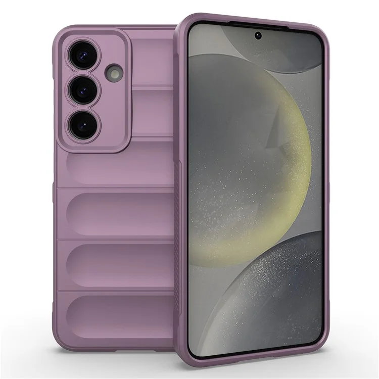 Husa Wave » Samsung S25 (S931), Microfiber, Grip Anti-Shock, TPU, Light PURPLE