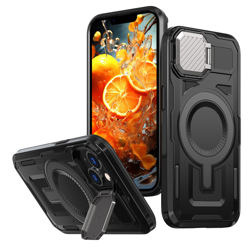 Husa UrbanMag » iPhone 16e, Armor MagCase, CamBracket, Black