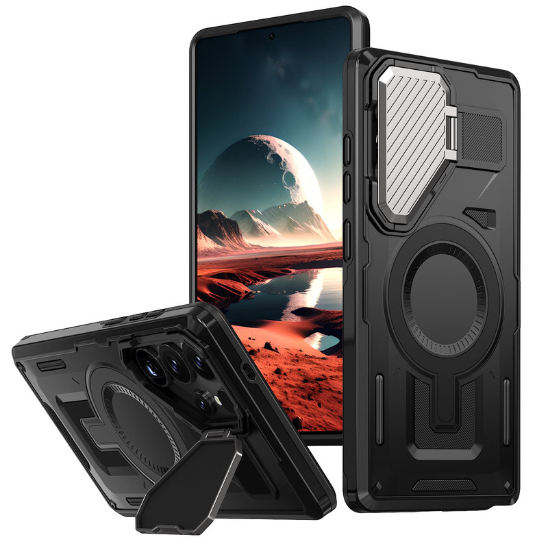 Husa UrbanMag » Samsung S25 (S931), Armor MagCase, CamBracket, Black