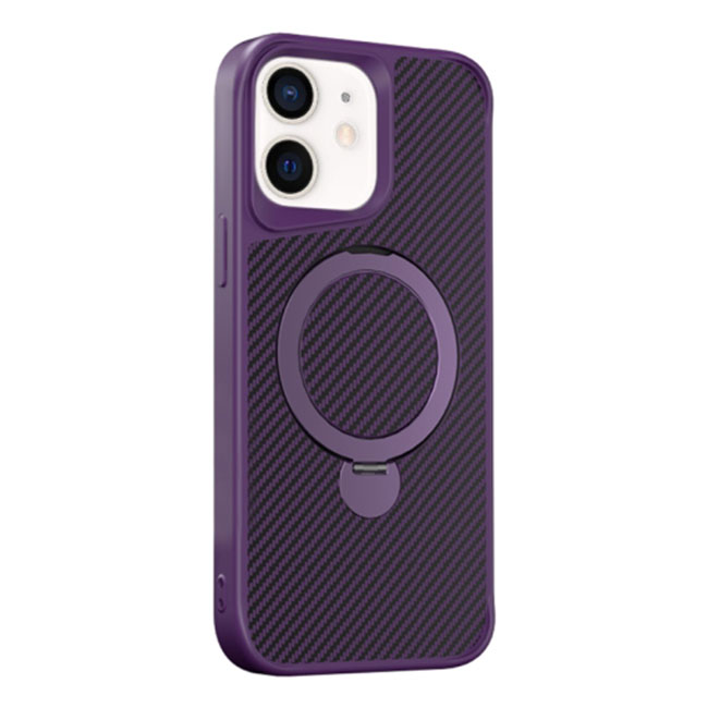 Husa MagStand » Samsung S25 Plus (S936), MagCase Ring, Carbon, Purple
