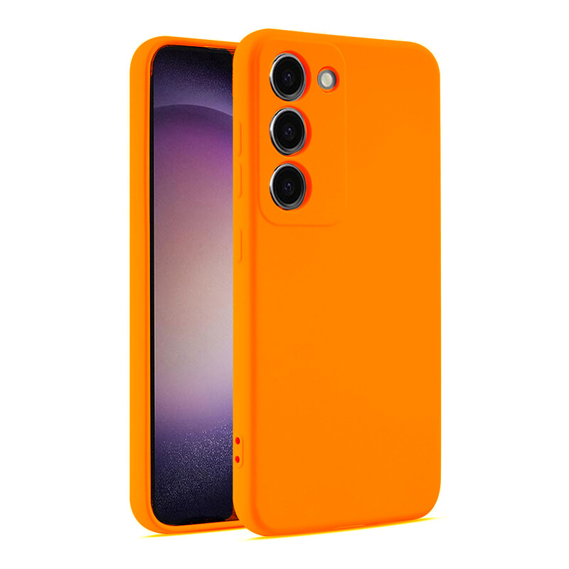 Husa Soft » Xiaomi 14T, MicroFiber, TPU, Neon ORANGE