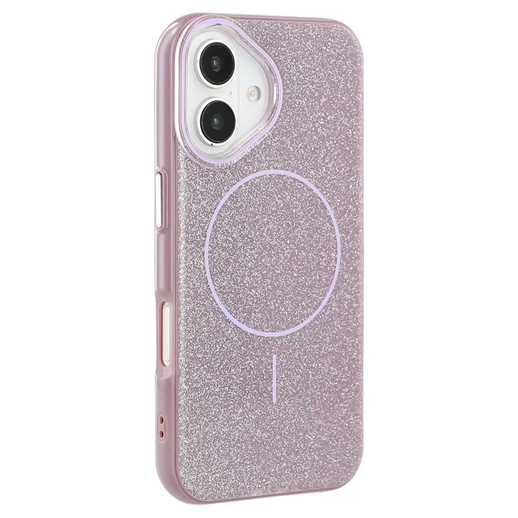Husa MagGlitter » iPhone 16e, MagCase, PC, Shinny, Purple